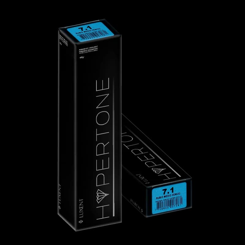 LUXENT Tinte Hypertone 7.1 Rubio Medio Cenizo - imagen 2