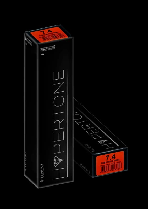LUXENT Tinte Hypertone 7.4 Rubio Medio Cobre - imagen 2