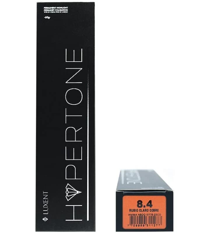 LUXENT Tinte Hypertone 8.4 Rubio Claro Cobre - imagen 2