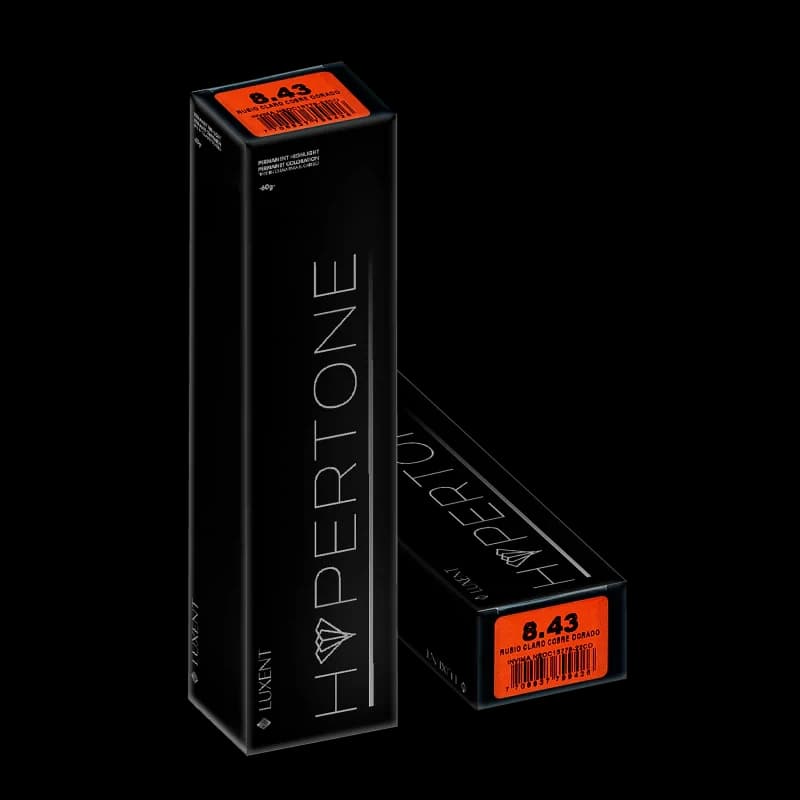 LUXENT Tinte Hypertone 8.43 Rubio Claro Cobre Dorado - imagen 2