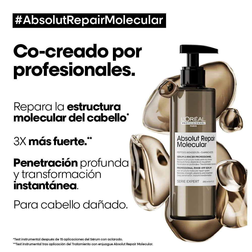 LOREAL Professionnel Kit Absolut Repair Molecular + Cosmetiquera