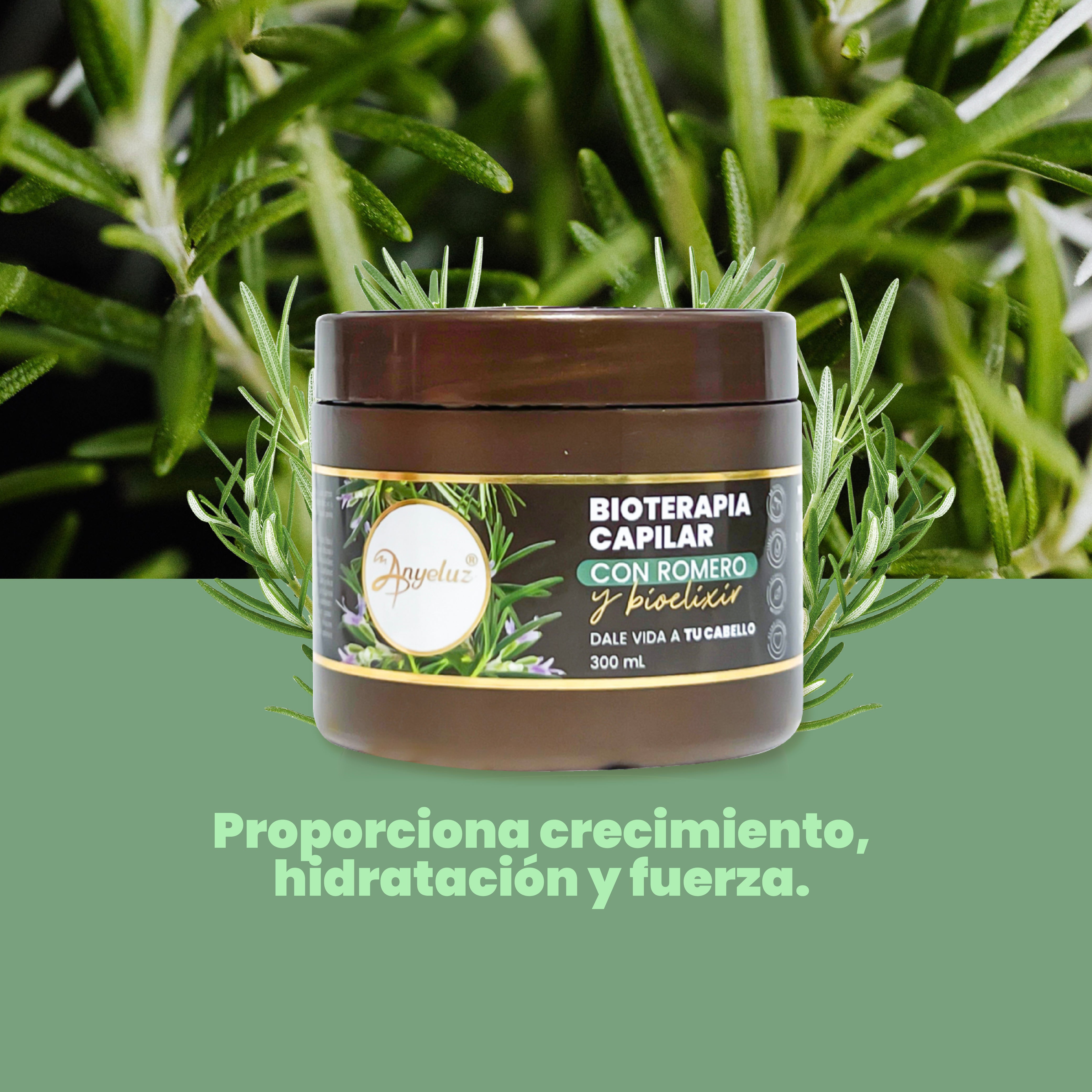 Anyeluz Bioterapia Capilar con Romero y Bioelixir 300ml