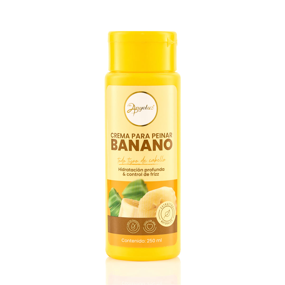 Anyeluz Crema para Peinar con Banano