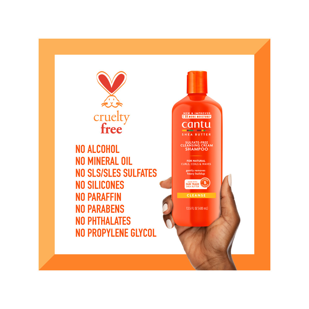 Cantu Avocado Collection – Sulfate-Free Cleansing Cream Shampoo 13.5oz - imagen 3