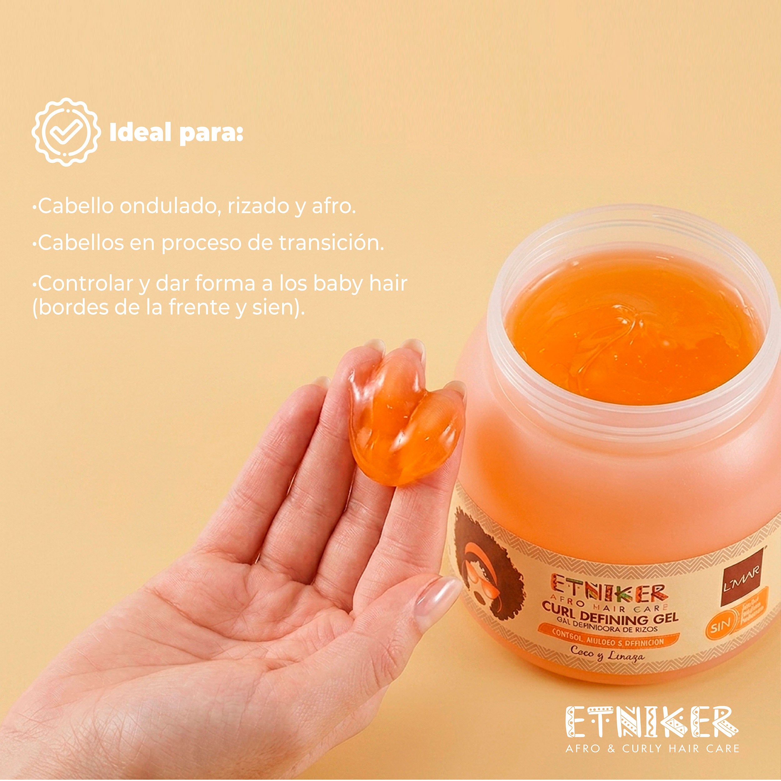 Etniker Curl Defining Gel 300g - imagen 5