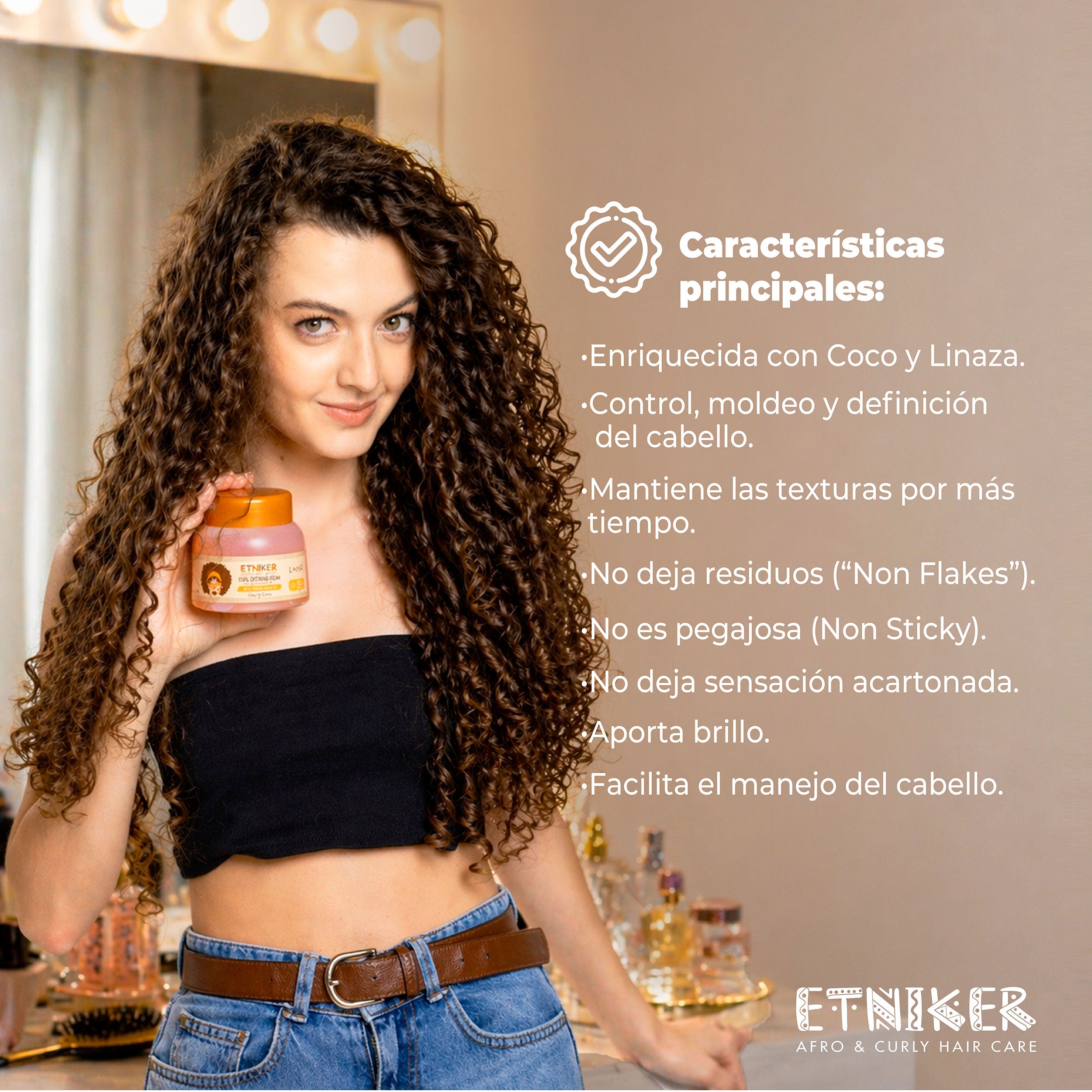 Etniker Curl Defining Gel 300g - imagen 6