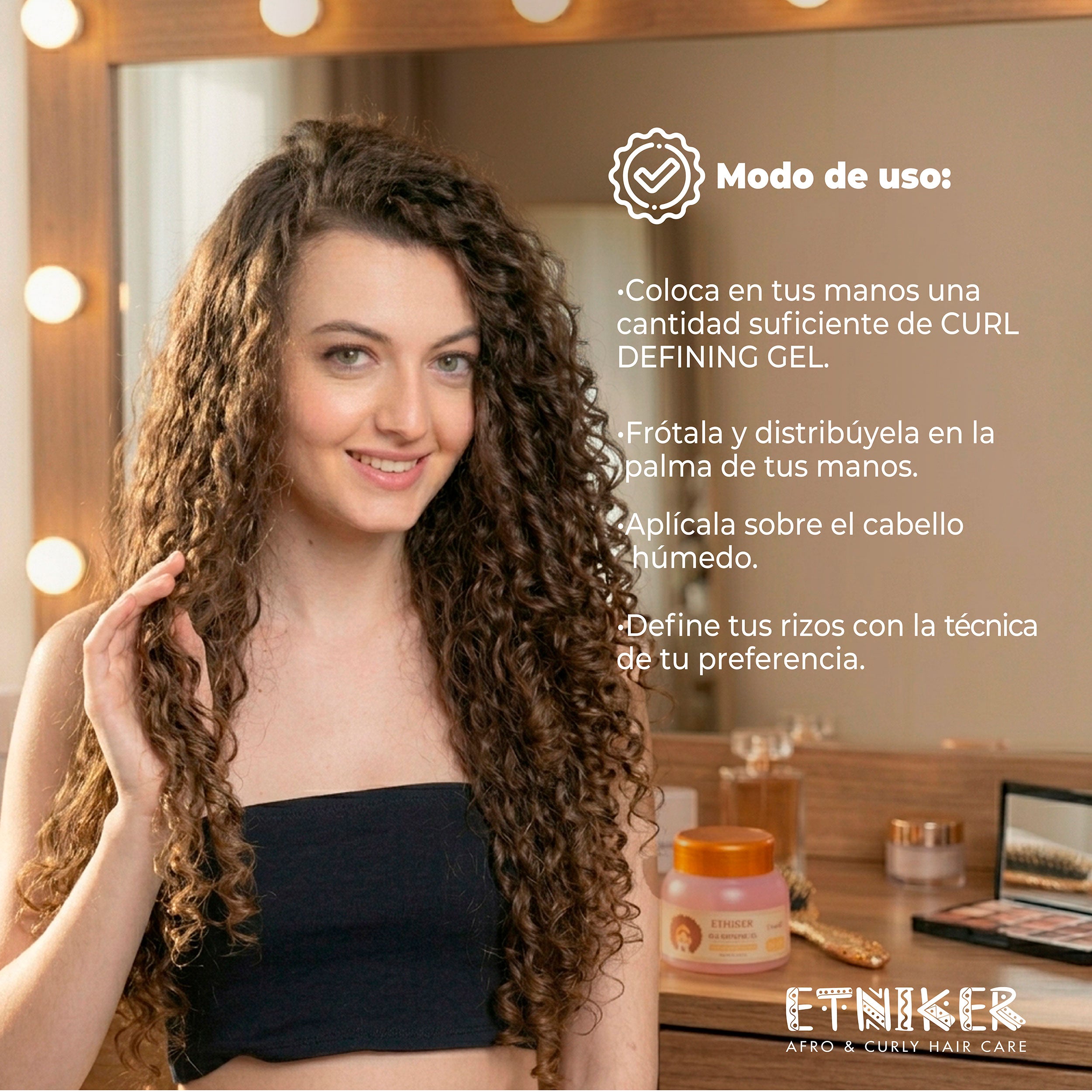 Etniker Curl Defining Gel 300g - imagen 7