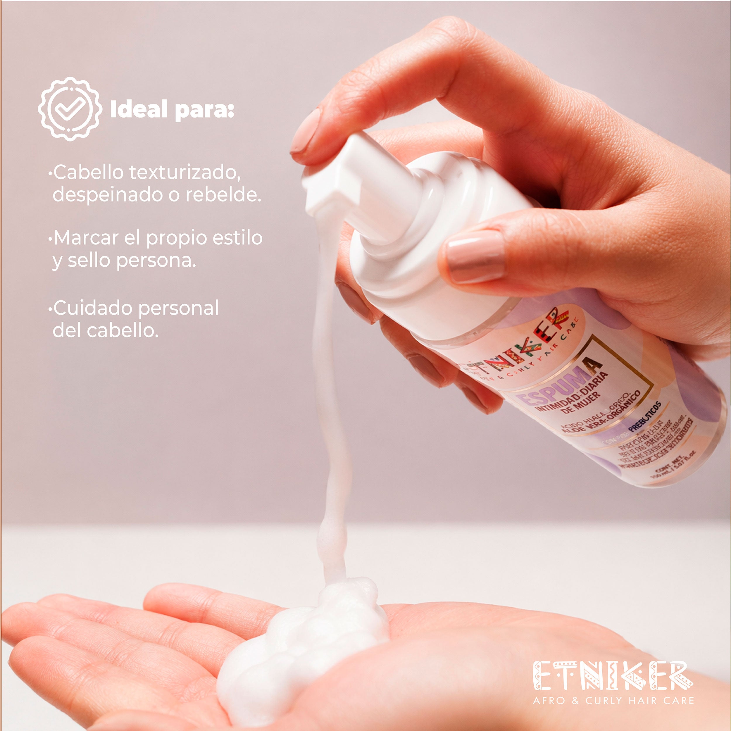 Etniker Espuma Intensificadora De Rizos 150ml - imagen 3