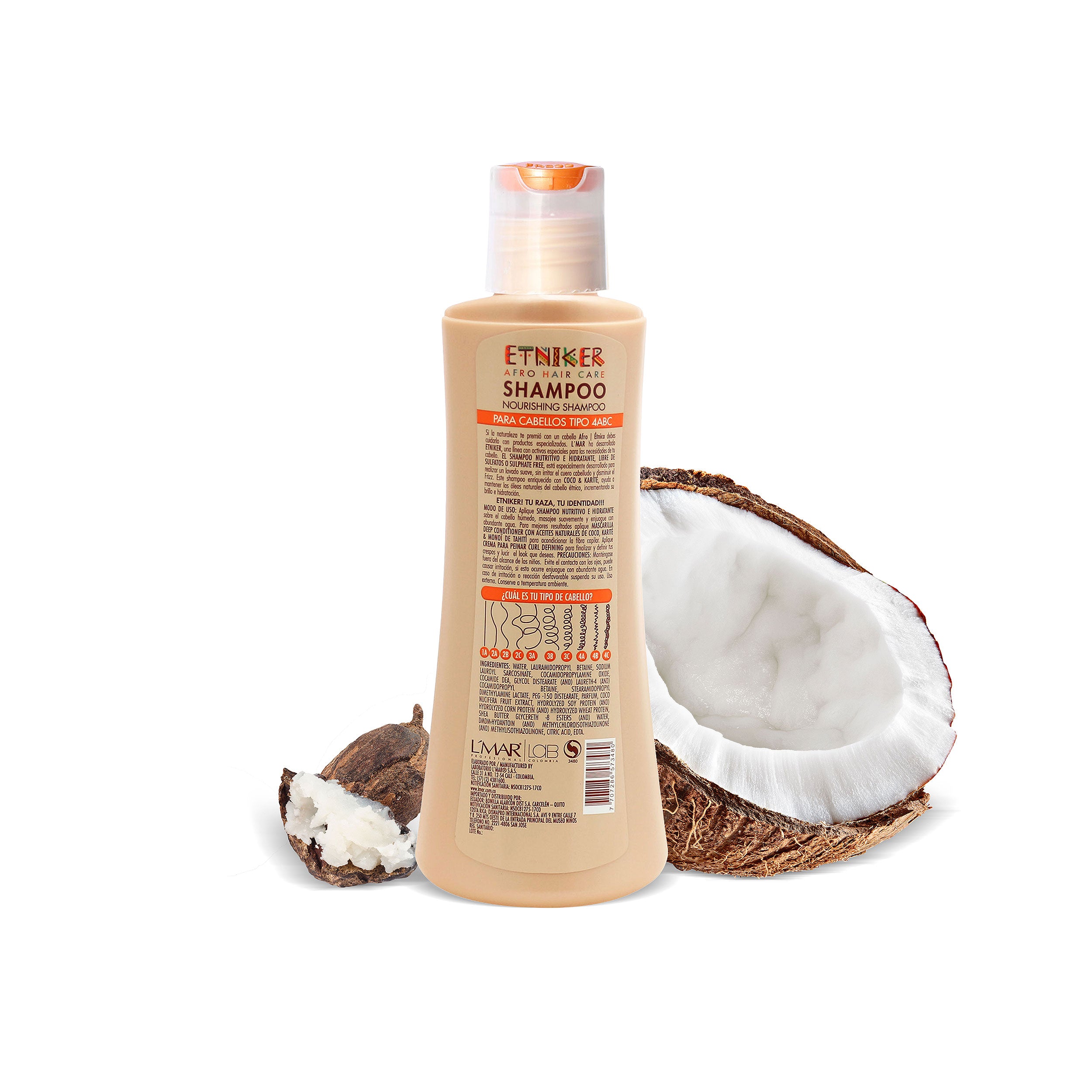 Etniker Shampoo Nutritivo e Hidratante 250ml - imagen 2