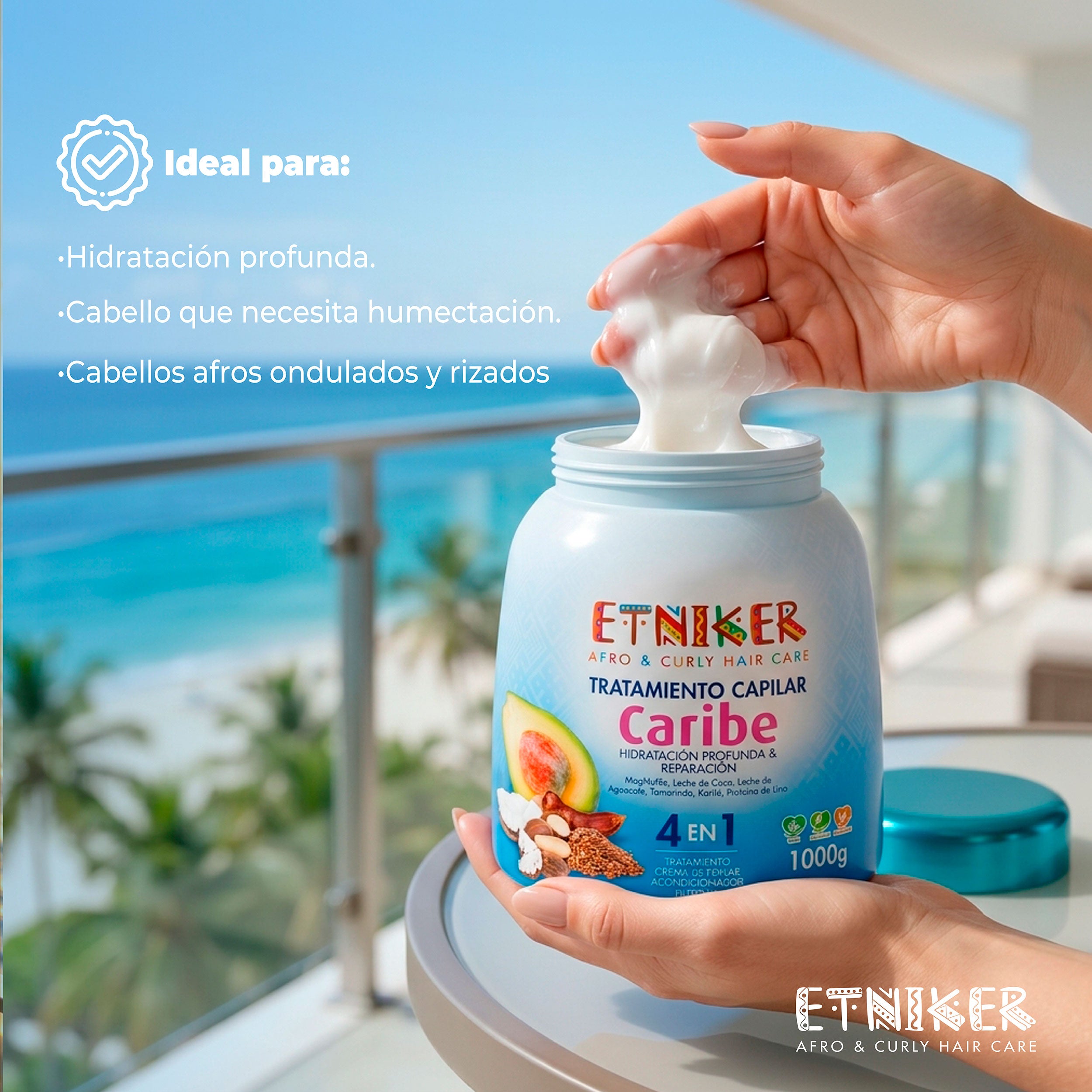 Etniker Tratamiento Capilar Caribe 1000g - imagen 3