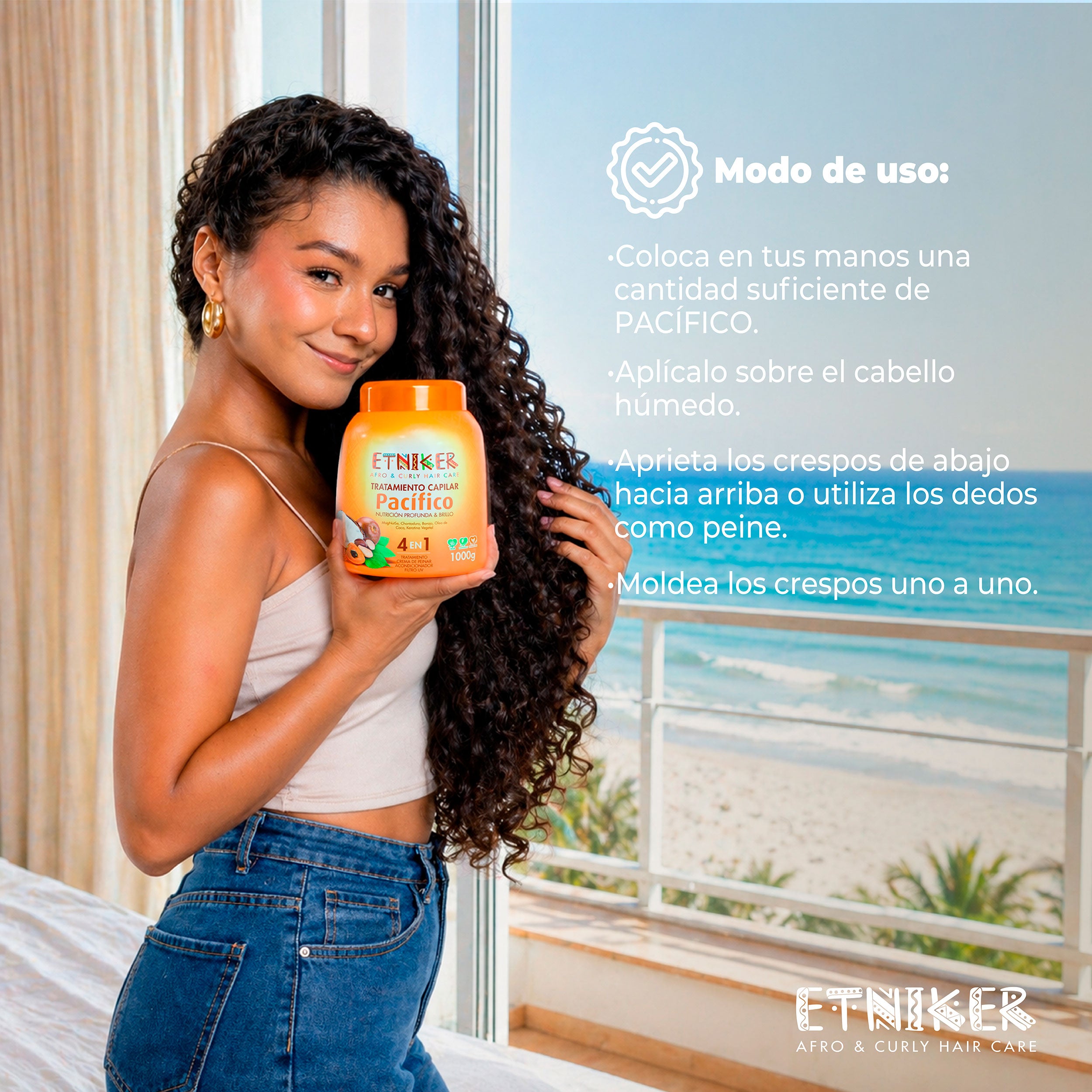 Etniker Tratamiento Capilar Pacífico 1000g - imagen 5