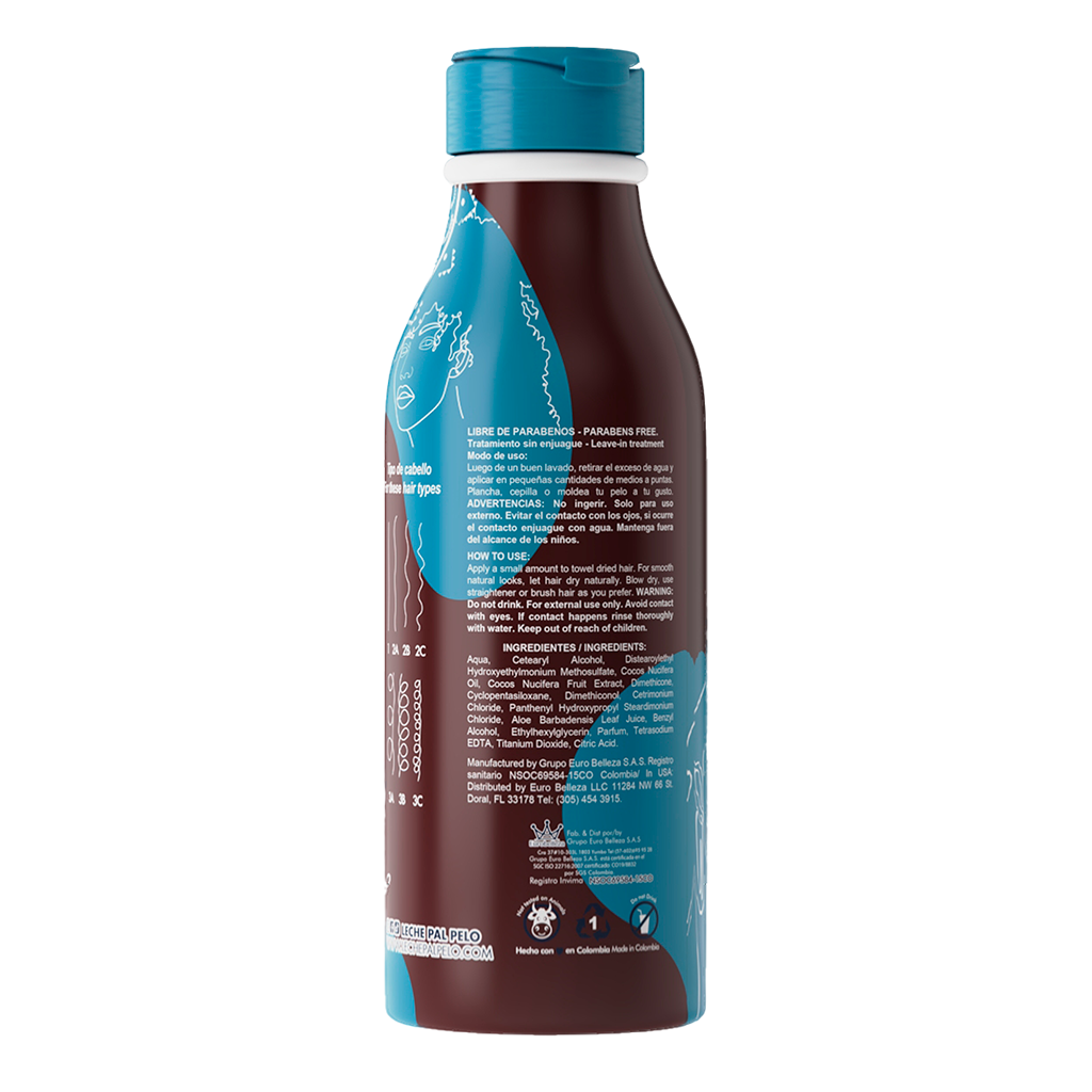 Leche Pal Pelo Termoprotector Rizos y Afro 440ml
