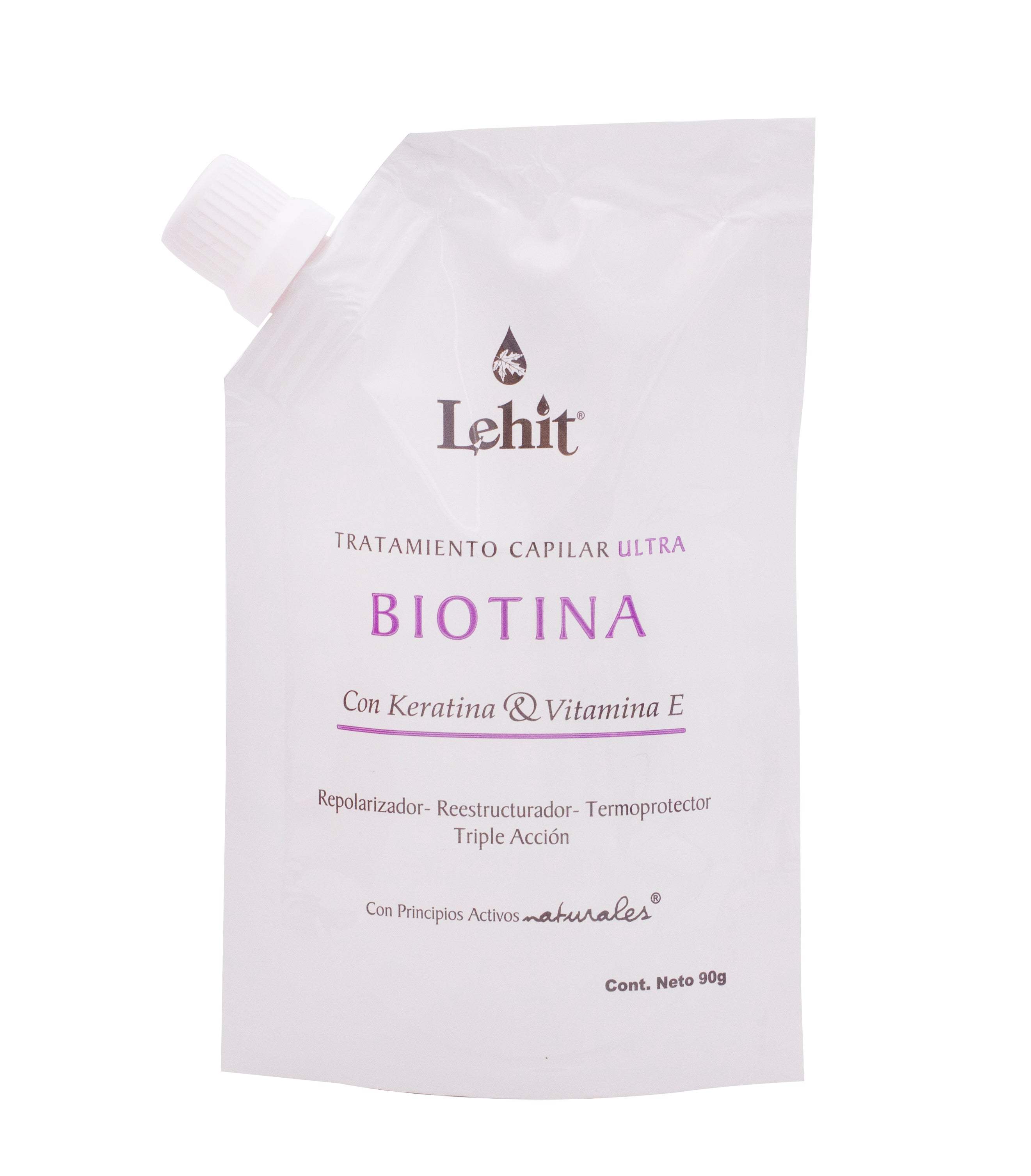 LEHIT Tratamiento Biotina Doypack x 90g - Triple Acción disponible en Bogotá - LEHIT imagen 1
