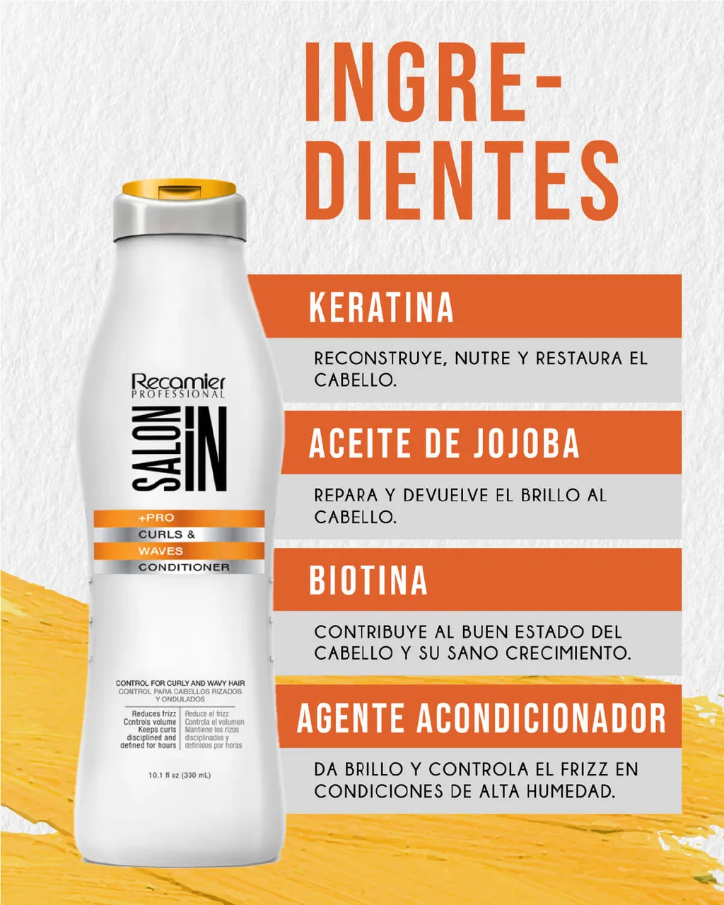 RECAMIER Salon In Acondicionador Curls & Waves 300ml
