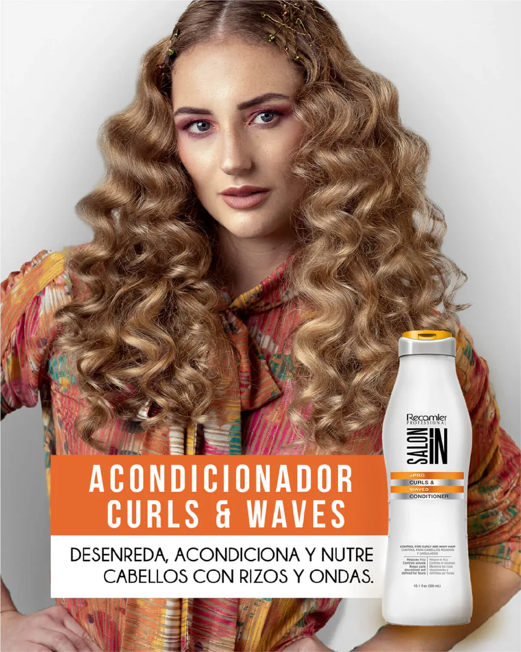 RECAMIER Salon In Acondicionador Curls & Waves 300ml