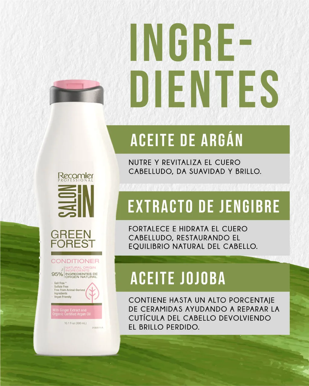 RECAMIER Salon In Acondicionador Green Forest 300ml