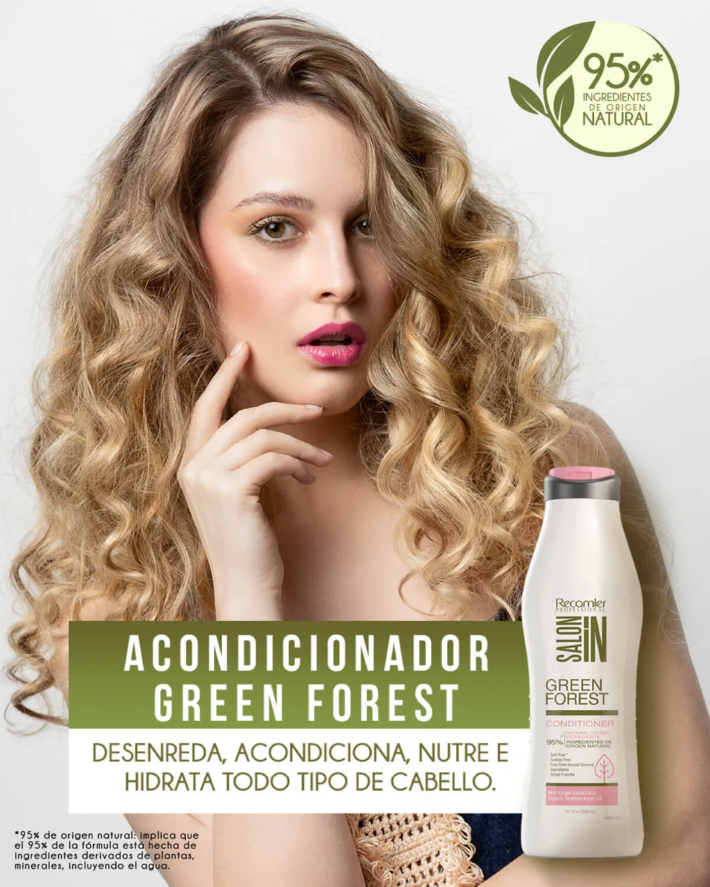 RECAMIER Salon In Acondicionador Green Forest 300ml