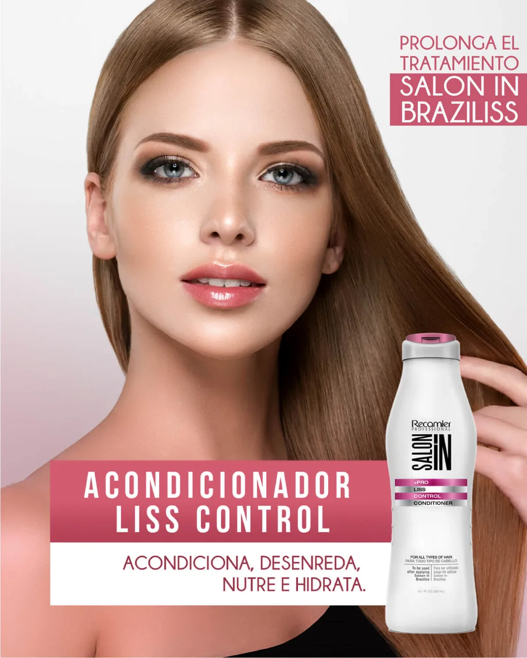 RECAMIER Salon In Acondicionador Liss Control 300ml