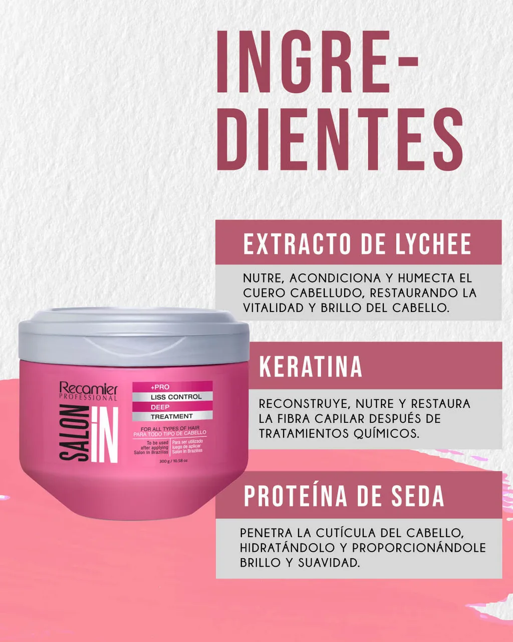 RECAMIER Salon In Liss Control Deep Treat Pote 300ml