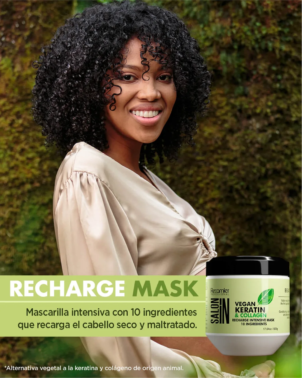 RECAMIER Salon In Recharge Intensivo Vegan Keratin Collagen 500g