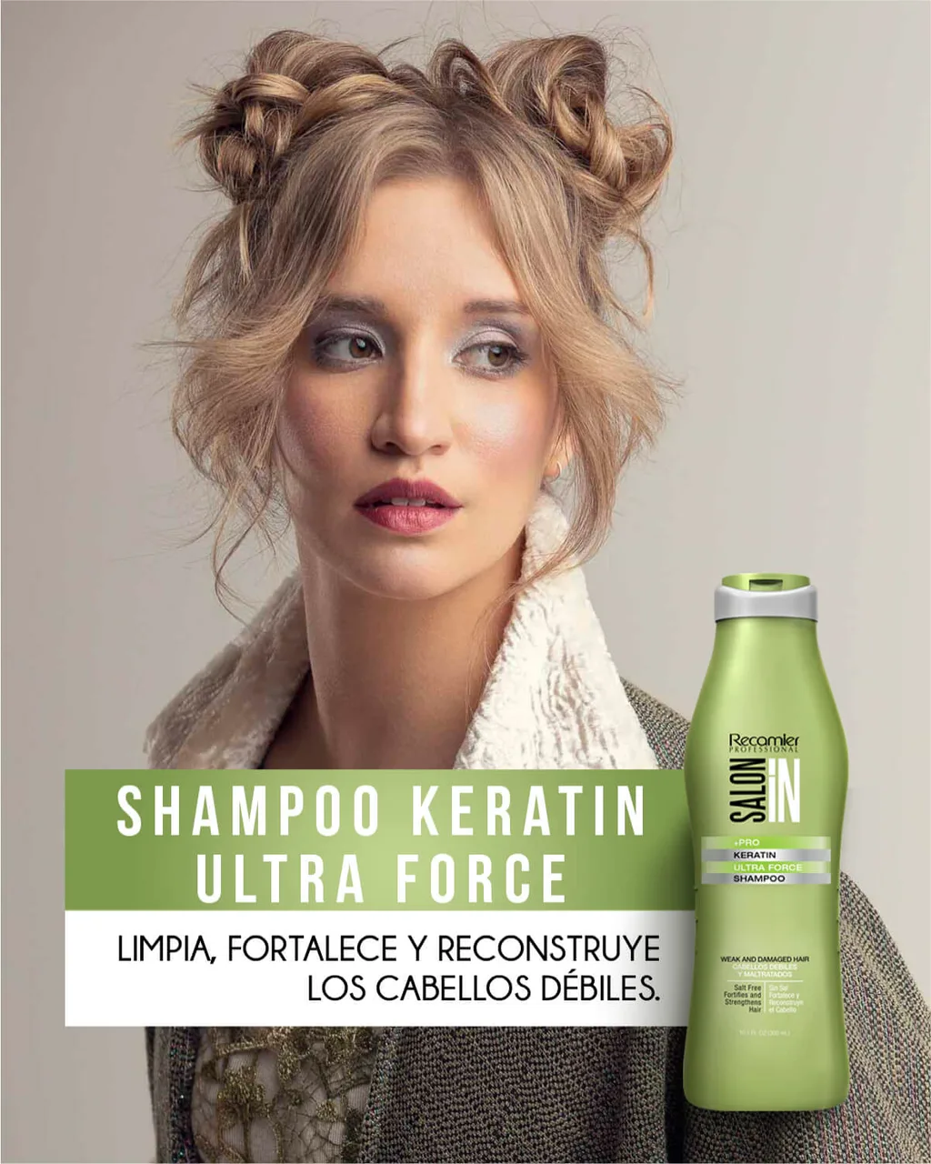 RECAMIER Salon In Shampoo Keratin Ultra Force 300ml