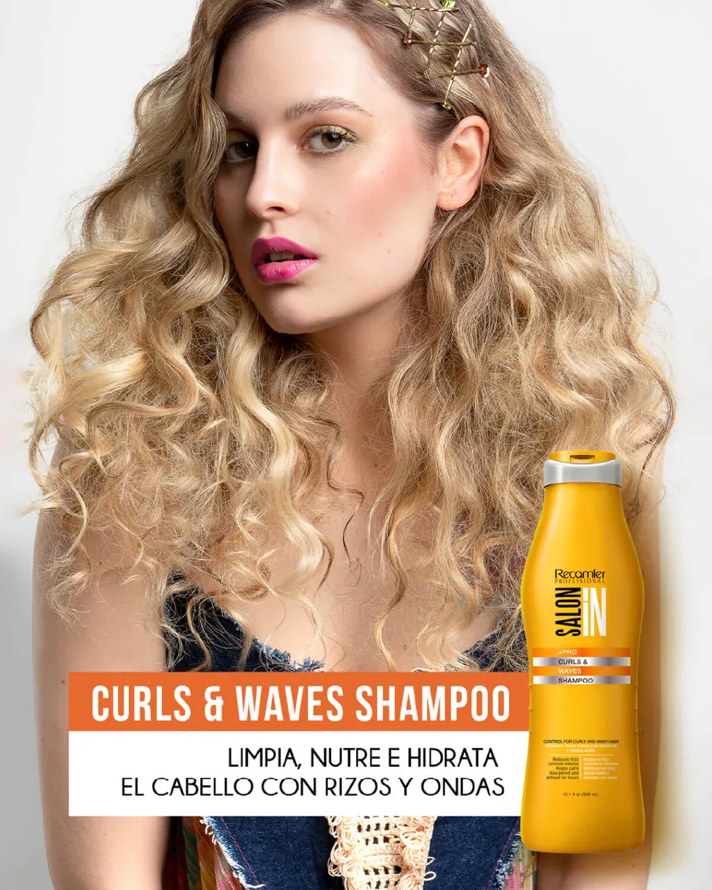 RECAMIER Salon In Shampoo Curls & Waves 300ml