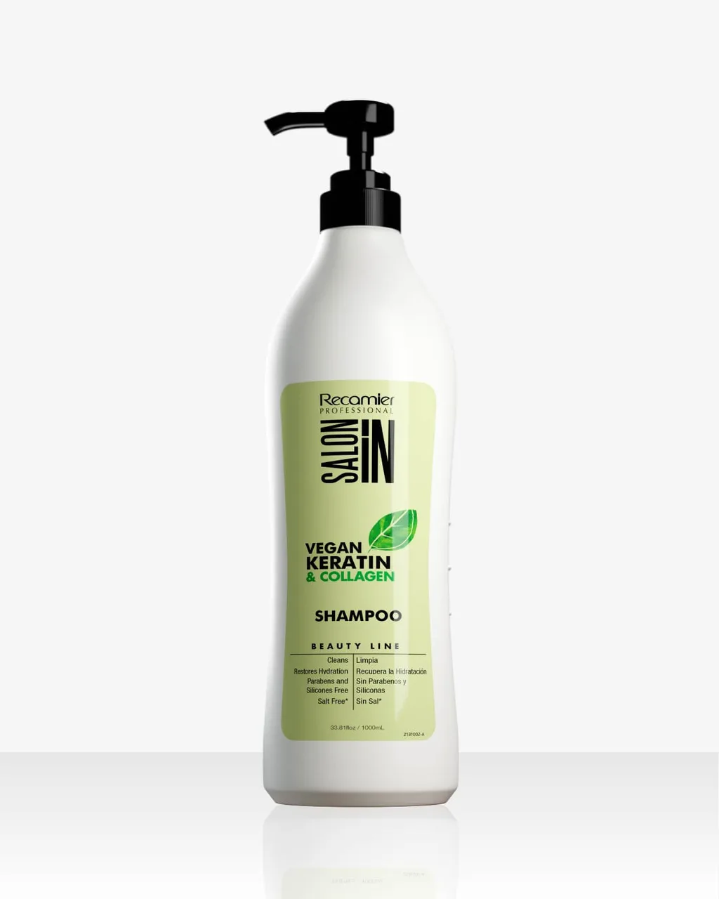 RECAMIER Salon In Shampoo Vegan Keratin Collagen 1000ml