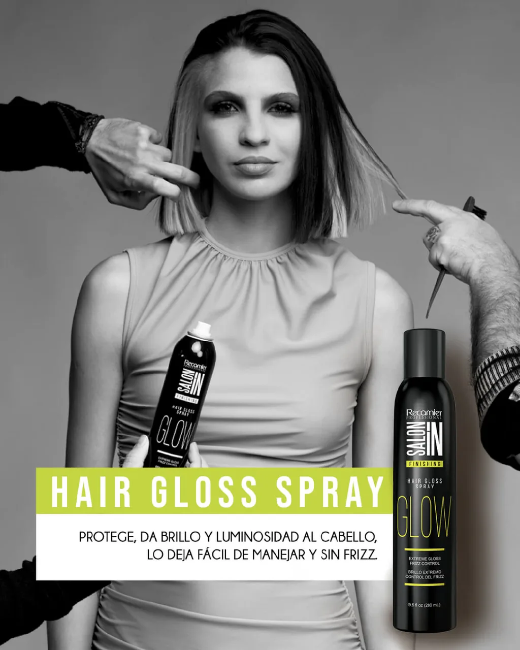 RECAMIER Salon In Spray Hair Gloss 280ml