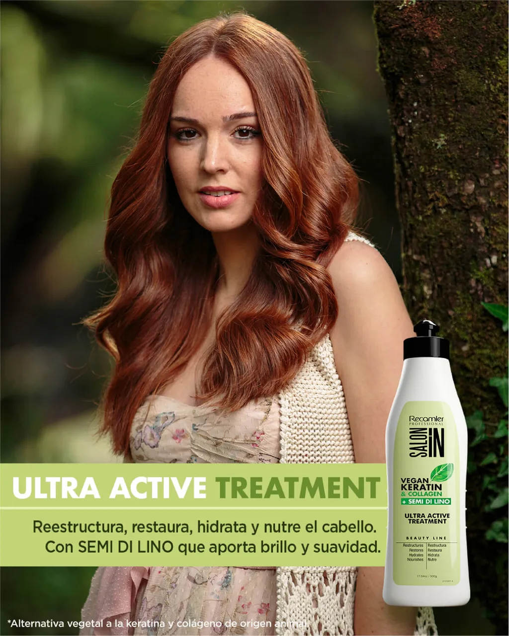 RECAMIER Salon In Tratamiento Vegan Keratin Collagen Ultractive 500ml