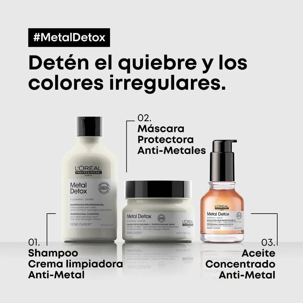 L'Oréal Professionnel Metal Detox Aceite Concentrado 50ml