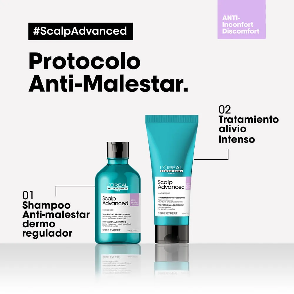 L'Oréal Professionnel Scalp Advanced Shampoo Anti Malestar 300ml