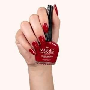 MASGLO Magica Esmalte Tradicional Cremoso Gama Rojo 13