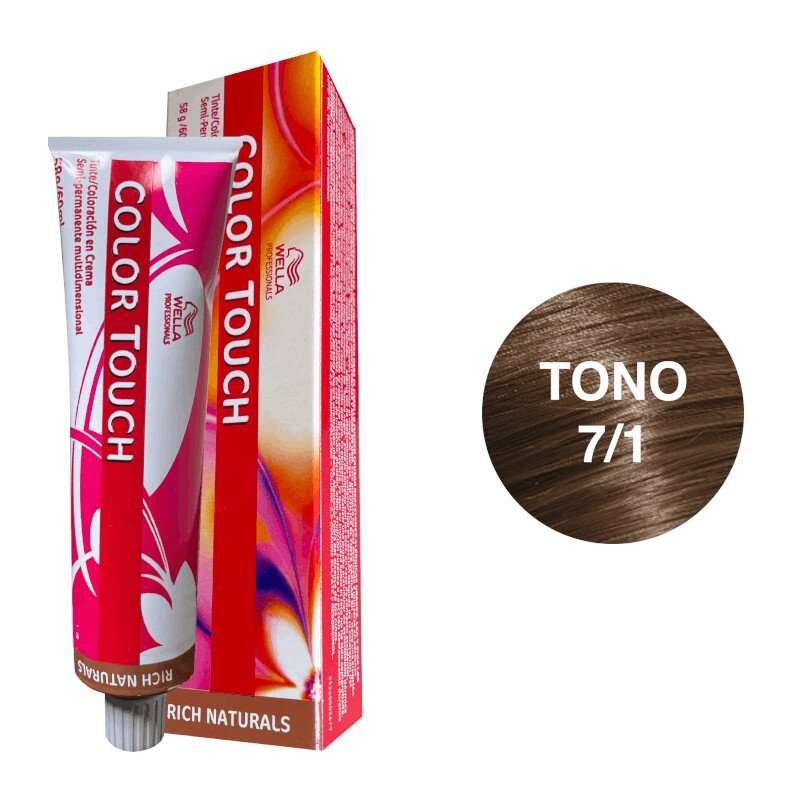 WELLA Tinte Color Touch Tono 7 1 60ml La Tienda Del Peluquero   Wella 7 1 